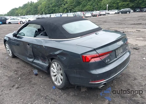 2018 Audi A5 2.0T Premium from USA, damaged, VIN WAUYNGF58JN013483